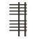 Electric towel "Dvin" LX Plaza Neo, 800x500 mm, dimmer, black matte