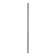 Terminus uno "Circle" electric heated towel rail, 1200x32 mm, chrome