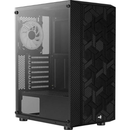 Aerocool Hive-G-BK-V2 case, without PSU, ATX, MIDI-Tower, Black-1