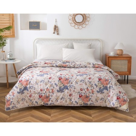 Blanket "Erin", size 200x220 cm, cream color-2