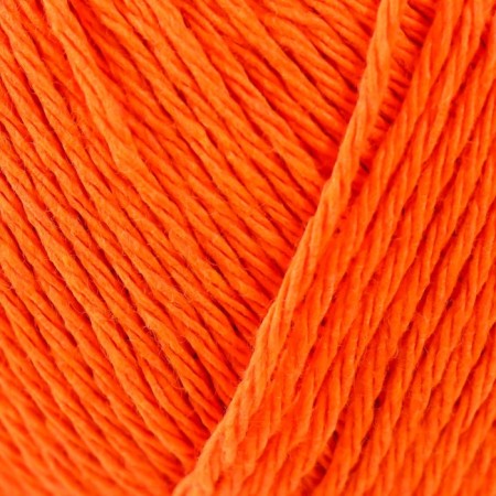 Yarn "Eco-Cotton" 80% cotton 20% polyester 220m/100g (800 orange)-2