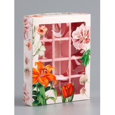 Folding box for 12 sweets 