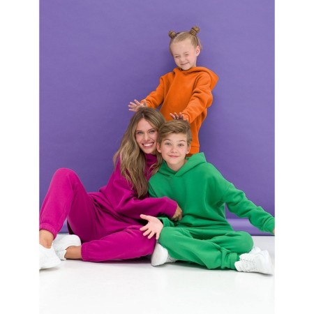 Children's trousers, height 104 cm, orange color-6
