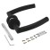 Separate pens set Allur 1802 SS BL, matte black color