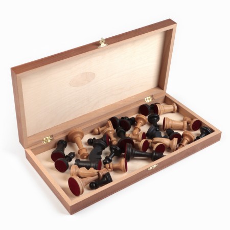 Chess "Debut", weighted, board wood 37 x 37 cm, king H-9 cm, pawn H-4.4 cm-4