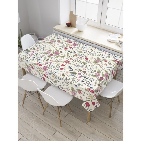 The tablecloth "Field flowers", rectangular, oxford, size 120x145 cm