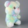 Soft toy "Bear" with beads, 30 cm, green