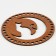 Donyshko for knitting Carved “Cat on the Moon”, Circle 15 cm, HDF 3 mm