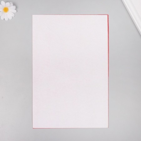 Fetr adhesive hard "red" 1 mm (set of 10 sheets) A4 format format-4
