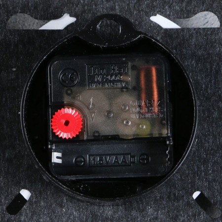 Wall clock, series: interior, "cut", 30 x 30 cm-2