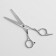 Hairdressers with emphasis, blade - 6 cm, silver color