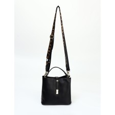 Bag Female Tout with zipper, black color