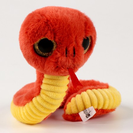 Soft New Year's toy "Snake", red-1