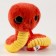 Soft New Year's toy "Snake", red