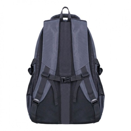 Youth backpack 48 x 32 x 18 cm, ergonomic back, Merlin, XS9233 Gray-2
