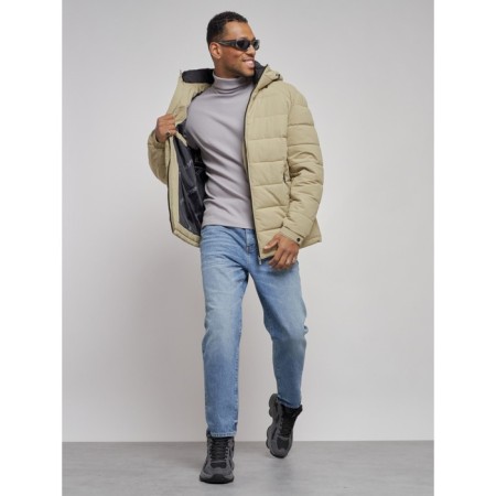 Sports male winter, size 58, light green color-12