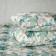 Pillowcase of pillowcases "MIA", size 70x70 cm, green color, 2 pcs