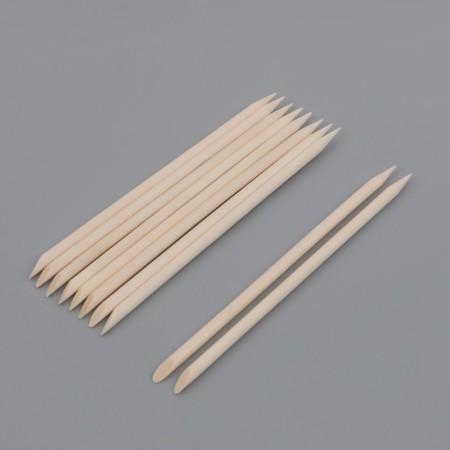 Orange sticks for manicure, 11.4 cm, 10 pcs-2