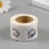 Stick paper "Sculpture and abstraction" d = 2.5 cm 252 pcs in the roll