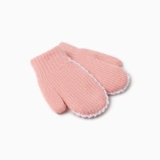 Baby mittens minku, pink color, 18 cm