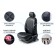 AutoChol Rival Ford Focus II SD, HB, SW (GHIA) 2005-2011/Kuga I 2008-2011 (Trend), Ecokozha, Black, 1 pcs