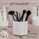 Storage organizer, rotating, 5 sections, d - 11.5 cm, white color