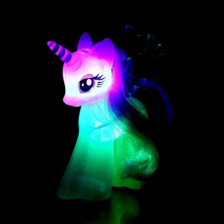 Suretry-Surprise toy Snow Pony with light and stickers, Mix color-6