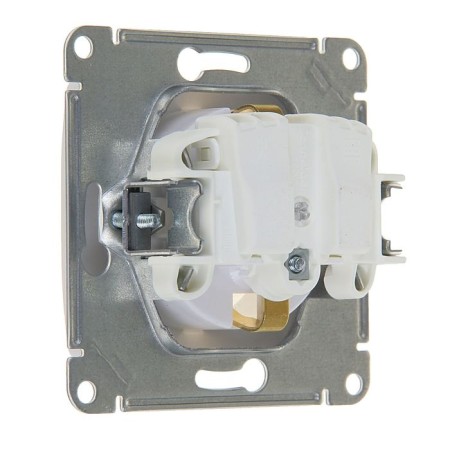 SE SE GLOSSA, 16 A, 250 V, built -in, with salary, IP20, white, GSL000143-3