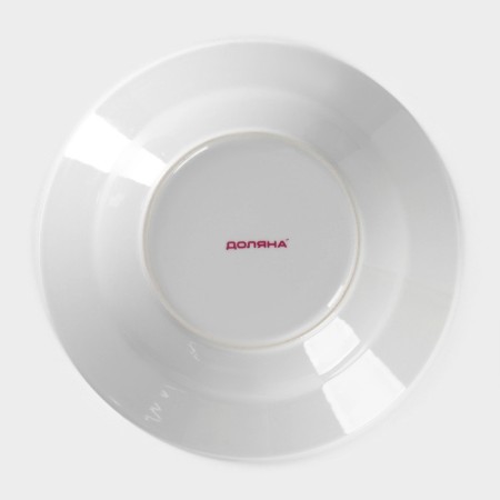 Board Ceramic Deep Dolyana "Madonna", 600 ml, d = 20.5 cm, white color-3