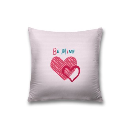 Decorative pillowcase "Be mine", on lightning, size 45x45 cm
