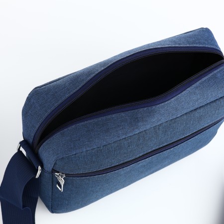 Male bag, blue color-3