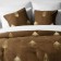 Cover with pillowcases "Alice", size 230x250 cm, brown color