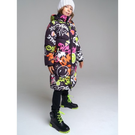 Пальто для девочки, рост 128 см-6