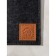 Envelope for cutlery "Gray", 25 × 10 cm, thickness 2 mm, color black