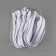 Metal zipper, No. 5, 2 runners, connective, automatic locks, 80 cm, white/nickel color