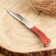 Folding Knock "Armagedon" 24.7cm, blade 107mm/1mm, handle of wood