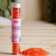 Salt for a bath and bath in a Krasnaya currant flask 100 g