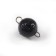 Cargo Cheburashka painted collapsible Yaman 10 pcs., 5 g, black