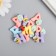Decor for creativity plastic "Bukoki" set 10 pcs mix 2.3x2.3 cm