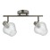 Economic light Lida 2x60W E14, satin 39x11x18 cm