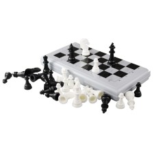 Shakhmat checkers, large, gray color