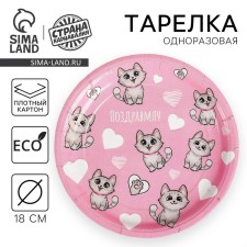 Disposable paper plate 