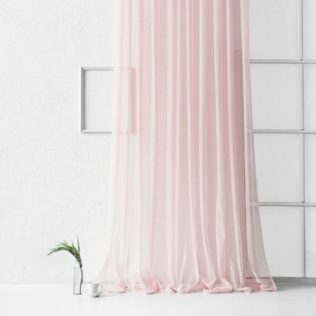 Tulle "Click", size 300x270 cm, pink color
