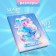 Notebook Gift Book 96l, line, color cut, PVC anime PVC cover (17.7x12.4cm)