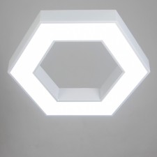 Люстра "Гексгон" LED 36Вт 4000К белый 60х60 см BayerLux