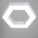 Huxon chandelier LED 36W 4000k white 60x60 cm Bayerlux