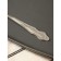 Dessert fork "Slav", h = 16 cm, thickness 1.2 mm, silver color