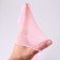 Kapron for dolls and flowers, set 4 pcs., Size 1 pc. -45 × 6 cm, pale pink color