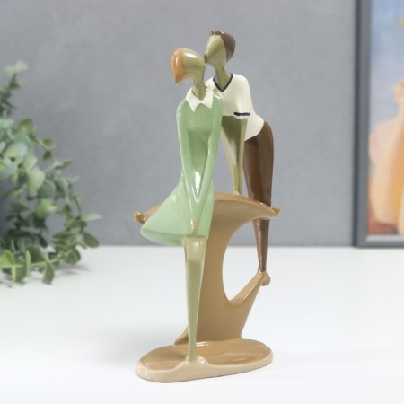 Souvenir Polystone "Retro. Paradise. First kiss" 21.5x6x11.5 cm-1