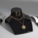 Bust for jewelry, 19.5 × 9.8 × 16 cm, black color